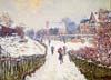 Monet Boulevard St Denis Argenteuil en Hiver