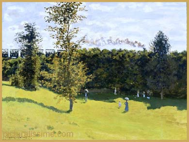 Claude Monet train dans la campagne