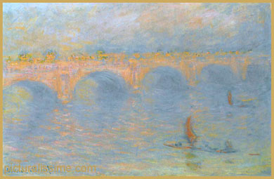 Claude Monet pont de waterloo collection Bhrle