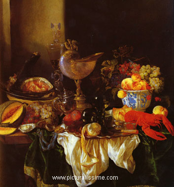 Nature Morte Van beyeren coupe nautilus