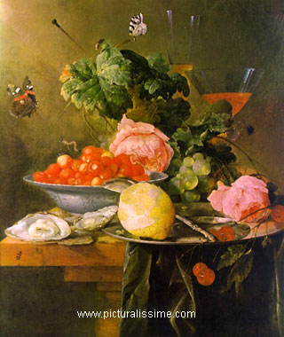 Nature Morte Davidsz de Heem fruits