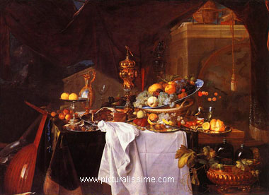 Nature Morte Jan Davidsz de Heem table de desserts