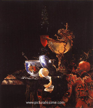 nature morte Kalf willem gobelet Nautilus