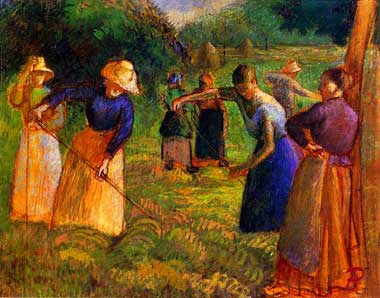 Camille Pissarro Faneuses etamp;agrave; etamp;eacute;ragny