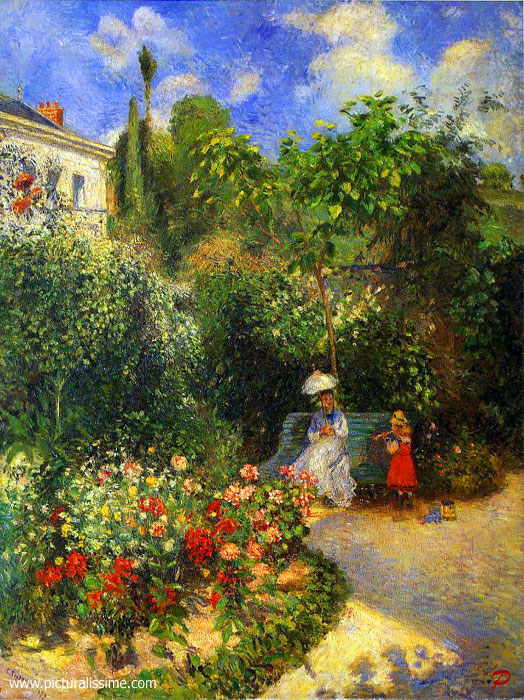 Camille Pissarro Jardin à Pontoise