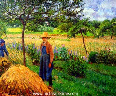 Camille Pissarro matin etagrave; éragny