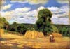 Pissarro la moisson etagrave; montfoucault