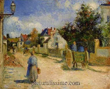 Camille Pissarro rue à Pontoise