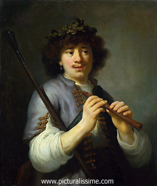 Rembrandt le Joueur de Flte