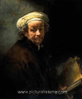 Rembrandt Autoportrait comme l'Apôtre Paul