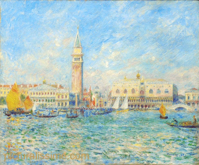 Copie Reproduction Renoir le Palais des Doges etagrave; Venise