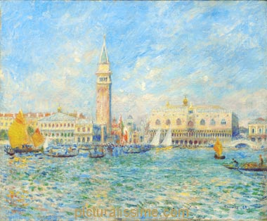 Auguste Renoir le Palais des Doges etagrave; Venise