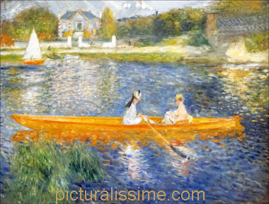 Auguste Renoir Bords de Seine à Asnières la Yole