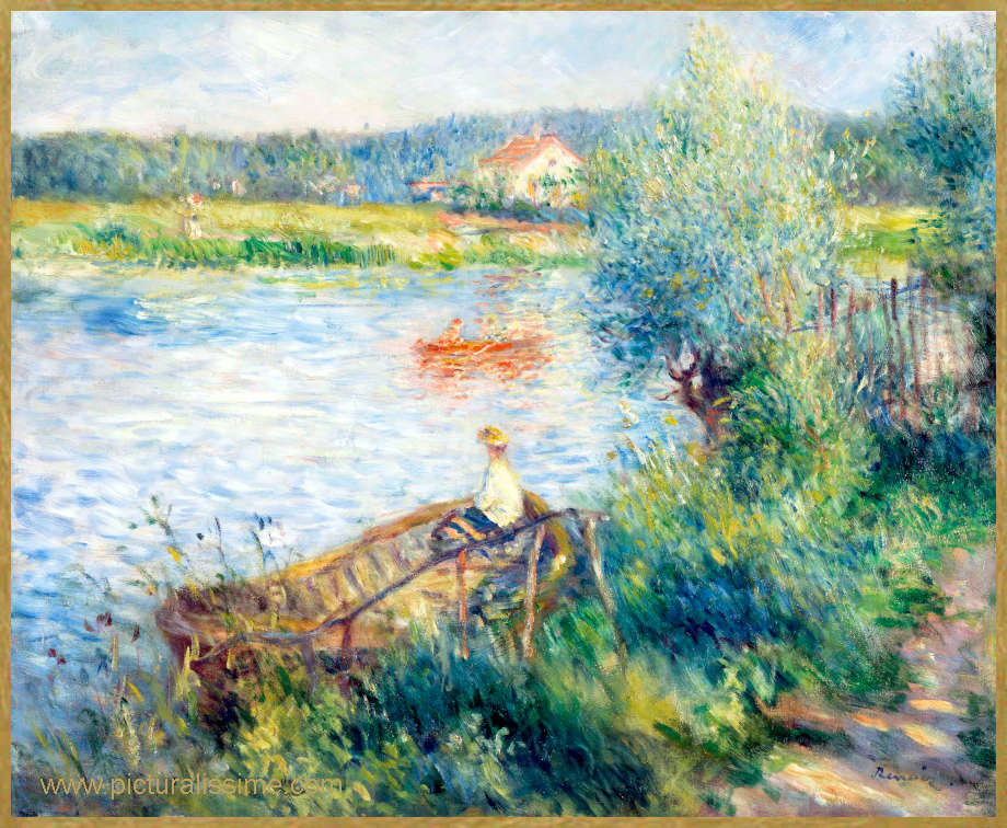 Copie Reproduction Renoir Canotage à Bougival