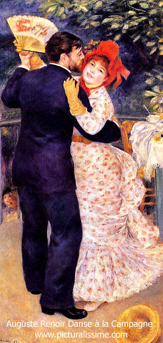Copie Reproduction Renoir Danse etagrave; la Campagne