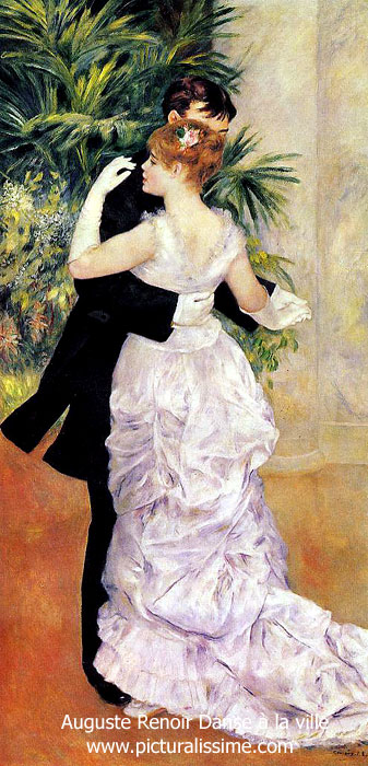 Copie Reproduction Renoir Danse etagrave; la ville
