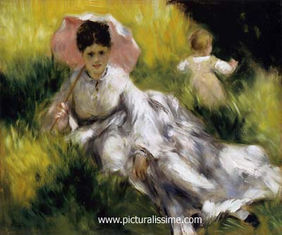 Auguste Renoir femme au parasol