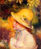 Renoir Jeune fille au chapeau de paille