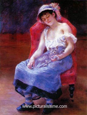 Renoir Jeune Fille Endormie