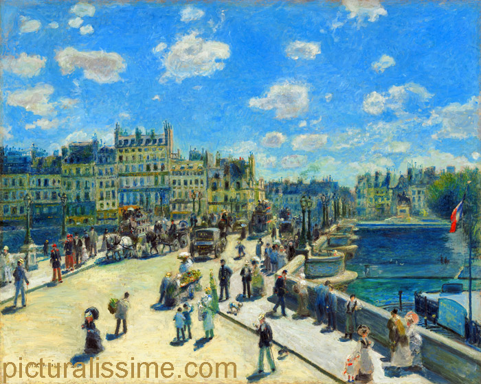 Auguste Renoir le Pont Neuf à Paris