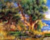Renoir paysage etagrave; coté de Menton