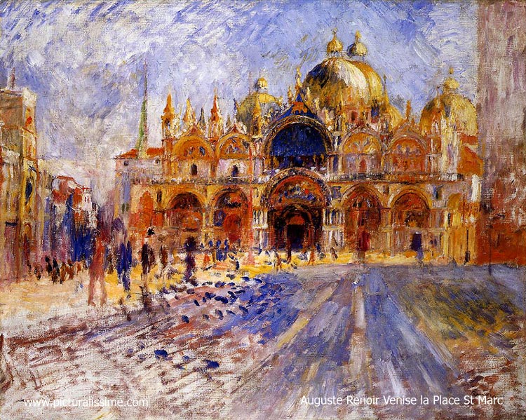 Auguste Renoir Venise la Place St Marc