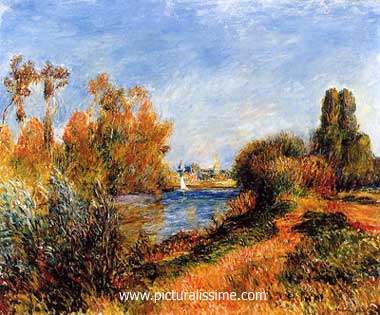 Auguste Renoir la seine etagrave; argenteuil