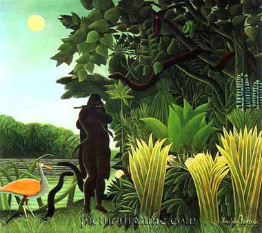 Henri Rousseau la Charmeuse de Serpent