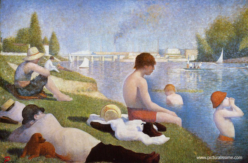 Seurat Une baignade à Asnières