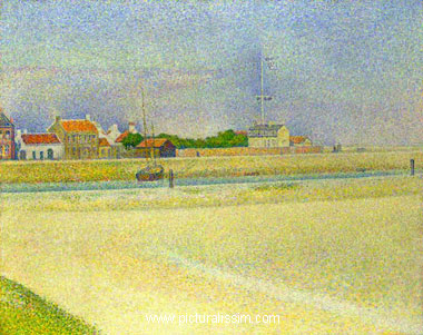 Georges Seurat Chenal à Gravelines Grand Fort Philippe