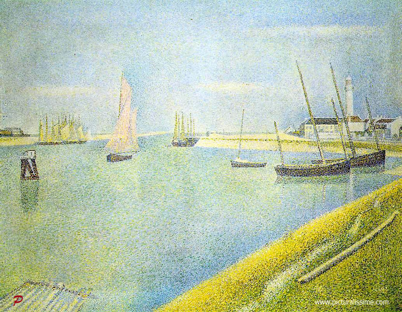 Seurat Chenal de Gravelines vers la mer