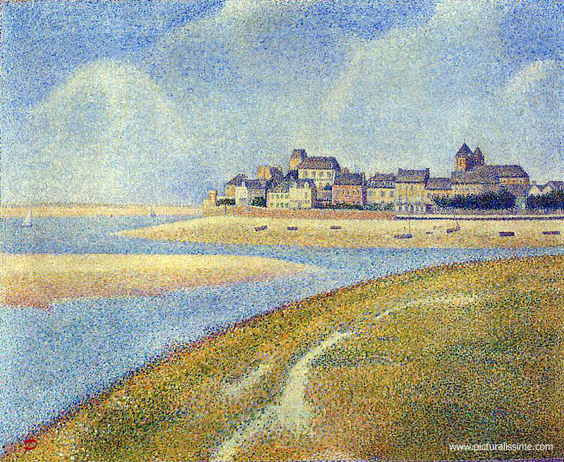 Seurat le Crotoy à Marrée basse