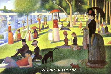 Georges Seurat Un dimanche après-midi à l'île de la Grande Jatte