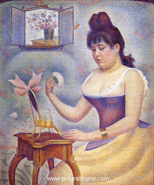 Georges Seurat Jeune femme se poudrant
