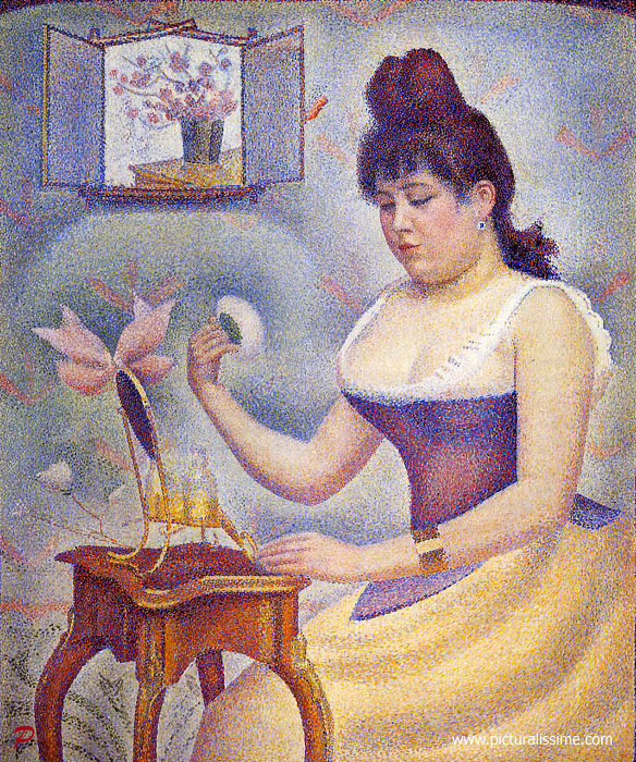 Seurat Jeune femme se poudrant