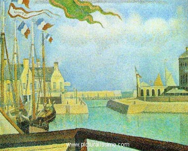 Georges Seurat Dimanche à Port en Bessin