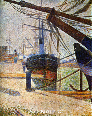 Georges Seurat le Port d'Honfleur