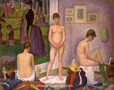 Georges Seurat Les Poseuses