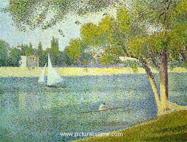 Georges Seurat la Seine à la Grande Jatte