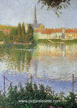 Paul Signac les Andelys l'ile etagrave; Lucas