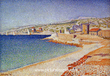 Paul Signac La Jetée etagrave; Cassis