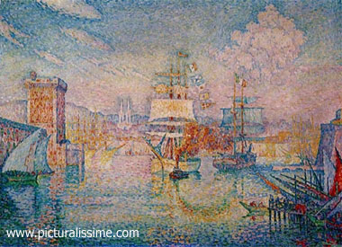 Paul Signac L'Entrée du port de Marseille