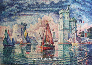 Paul Signac le Port de la Rochelle 1921