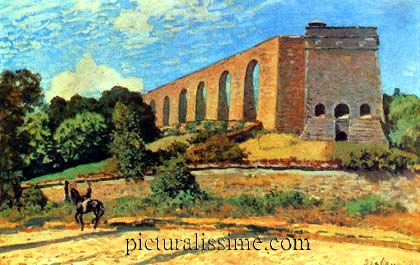Alfred Sisley l'Aqueduc etagrave; Port Marly