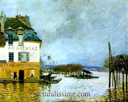 Alfred Sisley Inondation à Port Marly