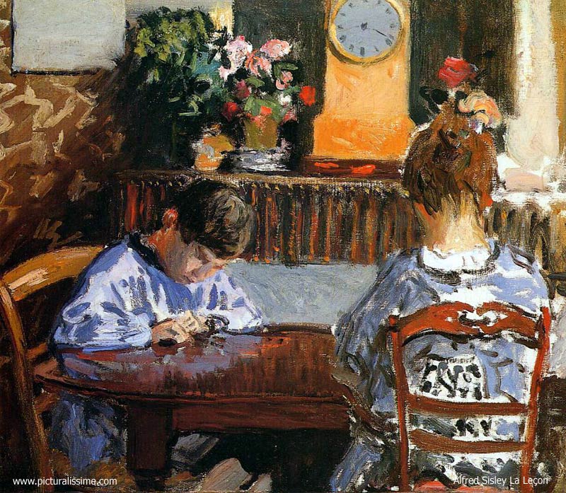 Copie Reproduction de Sisley la Leon