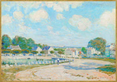 Alfred Sisley L'Abreuvoir &agrave; Marly-le-Roi