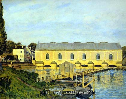 Alfred Sisley la machine etagrave; marly