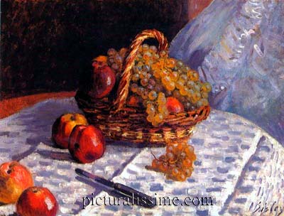 Alfred Sisley Pommes et Raisins