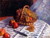 Sisley ature morte pommes et raisins